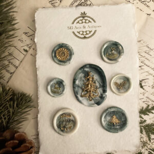 Vintage Christmas Seal Set