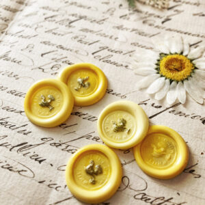 Rooster "While I Live I'll Crow" Wax Seals